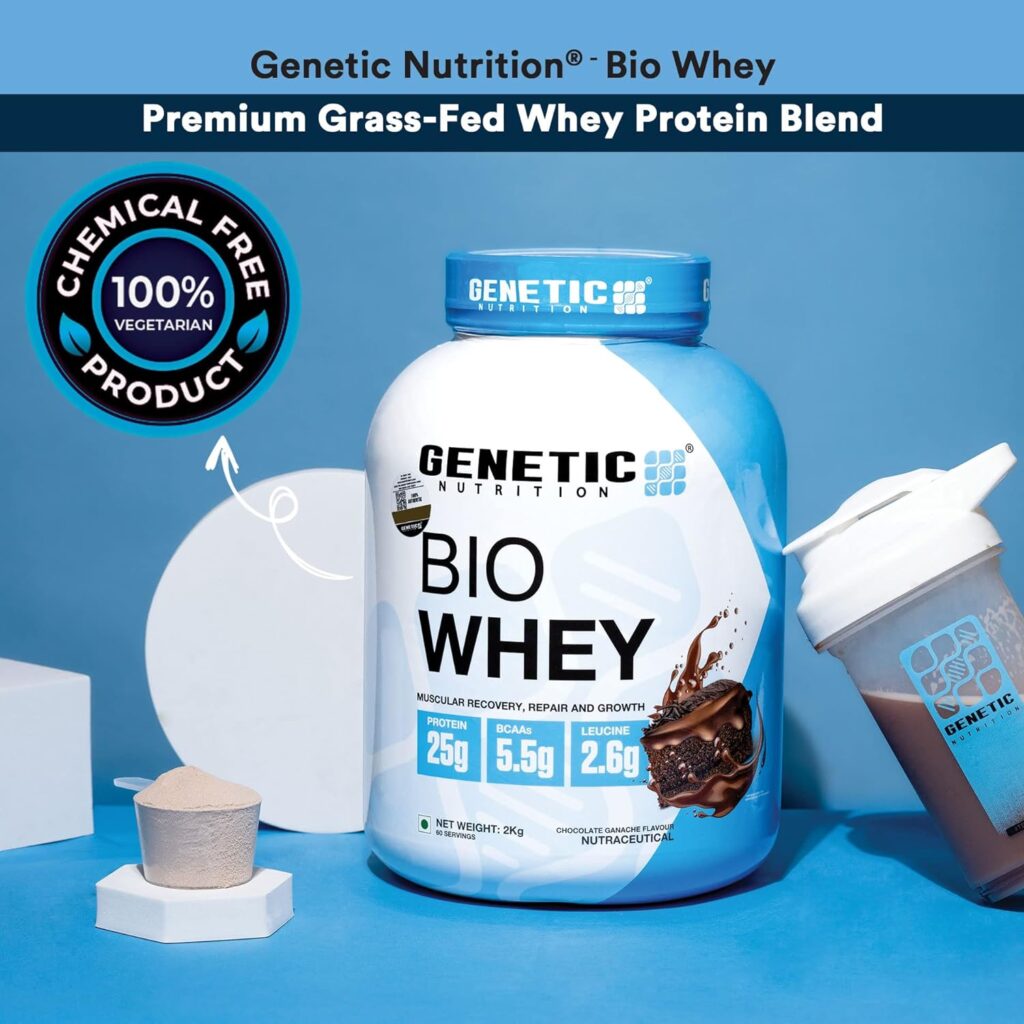 Bio Whey Genetic Nutrition Bio Whey Powder Chocolate 1Kg - pharmville