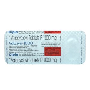 Valcivir Tab 1000mg 3s 4