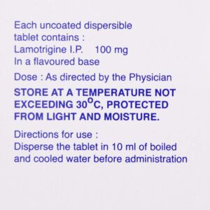 Lamitor DT Tab 100mg 15s 3