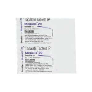 Megalis Tab 20mg 4s 4