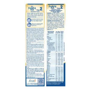 Nan Pro 2 Milk Powder BIB FU Formula 400gm 1
