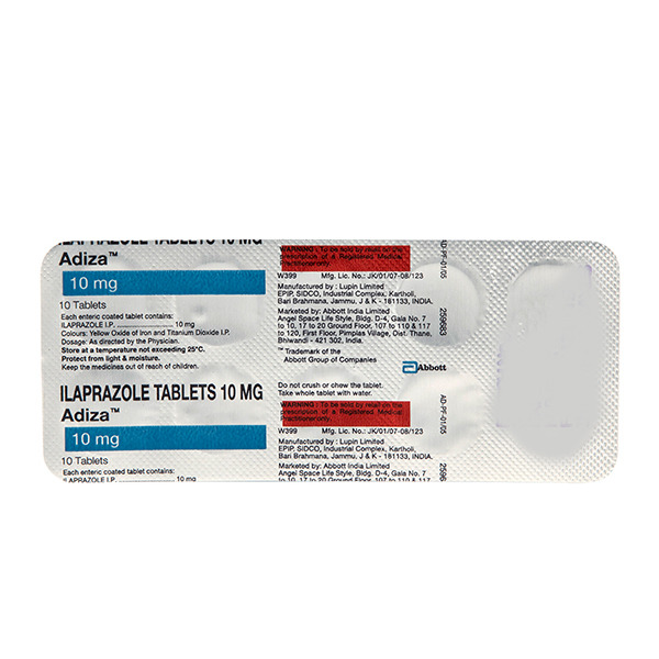 Adiza Tab 10mg 10s - pharmville