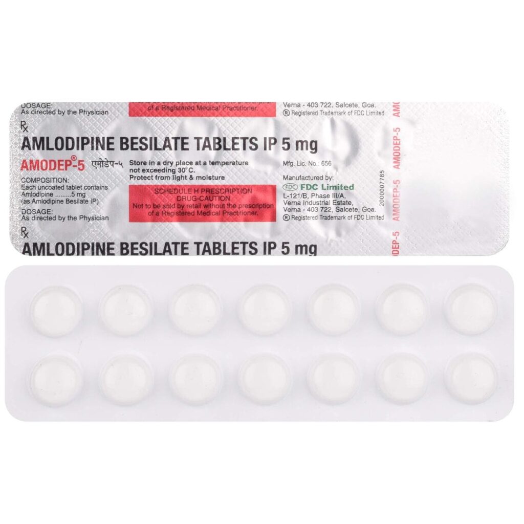 Amodep Tab 5mg 14s - pharmville