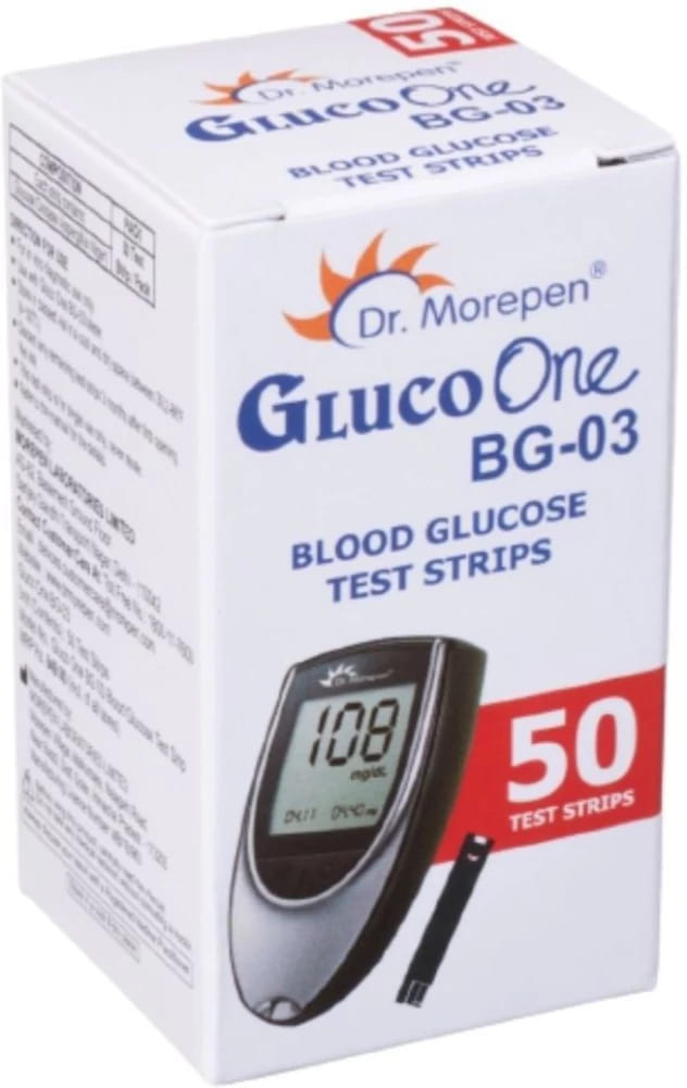 Dr Morepen Gluco One Test Strip BG 03 (1x50) 1s 1